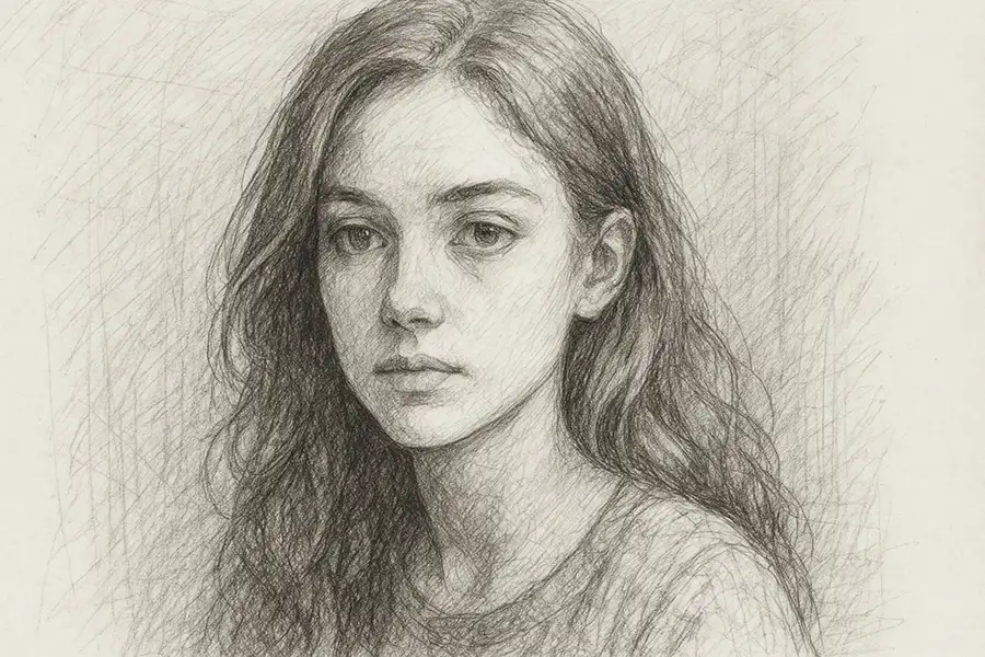 Pencil Sketch Realism AI art with ChatGPT