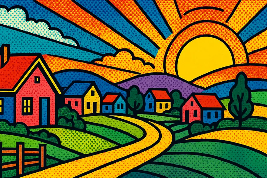 Pop Art Explosion AI art style with ChatGPT