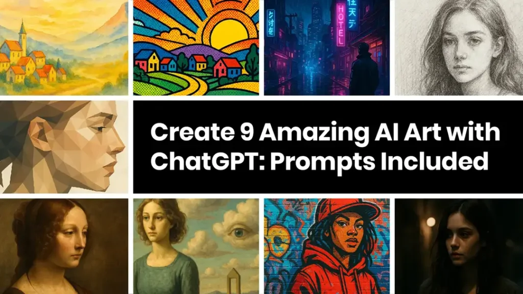amazing AI art with ChatGPT