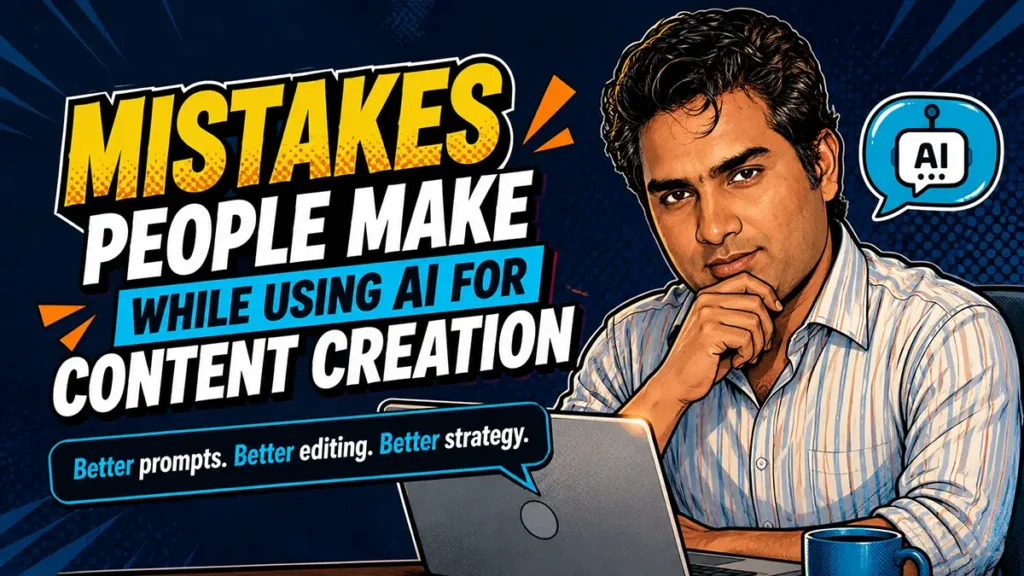 Mistakes People Make While Using AI for Content Creation