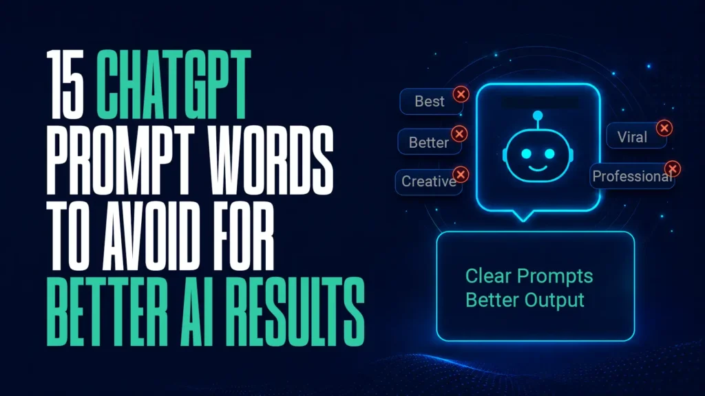 15 ChatGPT Prompt Words That Make Your AI Results Weak